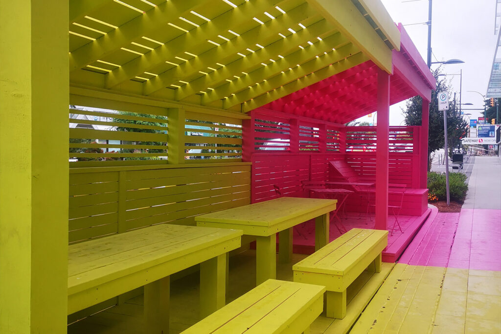 Pop-Up Park Installed